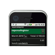 expenseRegister Mobile Apps
