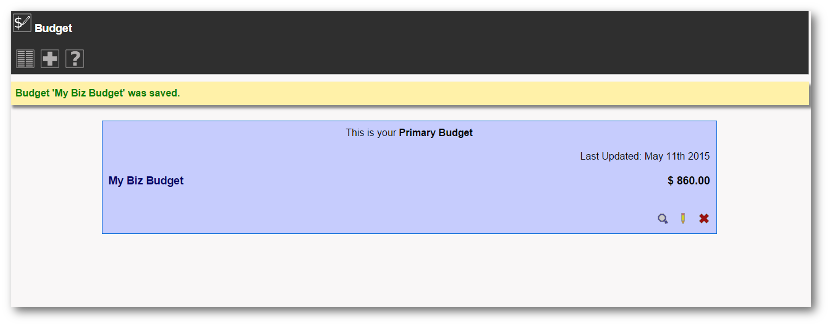New Budget