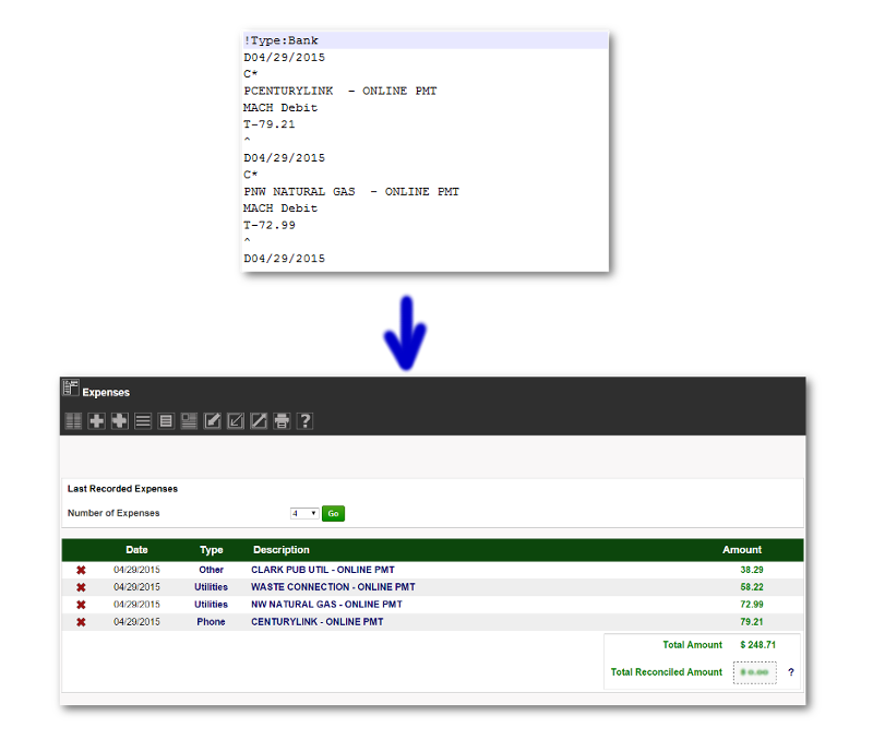 Import QIF File