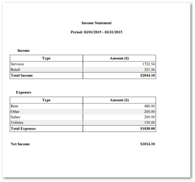 Income Statement