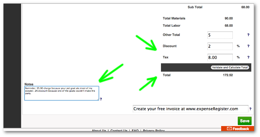 Invoice Totals