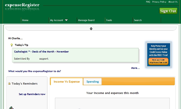 Expense Track Tool Login